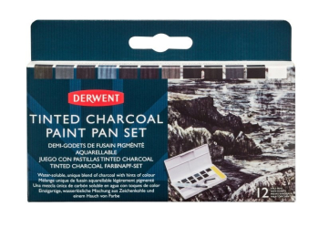 DERWENT TINTED CHARCOAL PAINT PAN SET 2305872