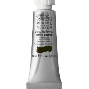 WN ARTIST WATERCOLOUR 14ml IVORY BLACK 0105331