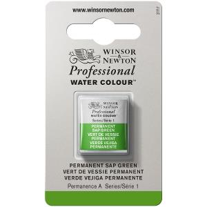 WN ARTIST WATERCOLOUR HALF PAN PERMANENT SAP GREEN 0101503