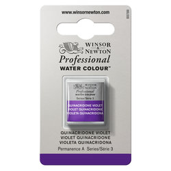 WN ARTIST WATERCOLOUR HALF PAN QUIN.VIOLET (JEWEL)   0101550