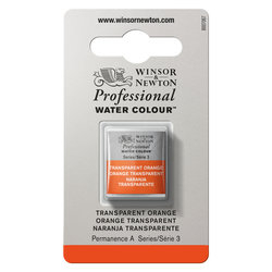 WN ARTIST WATERCOLOUR HALF PAN TRANS ORANGE  (JEWEL)  0101650
