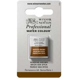 WN ARTIST WATERCOLOUR HALF PAN VANDYKE BROWN 0101676