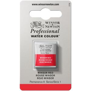 WN ARTIST WATERCOLOUR HALF PAN WINSOR RED 0101726
