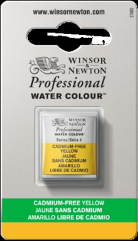 WN ARTIST WATERCOLOUR HALF PAN CAD-FREE YELLOW 0101890