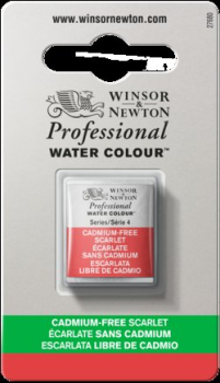 WN ARTIST WATERCOLOUR HALF PAN CAD-FREE SCARLET 0101903