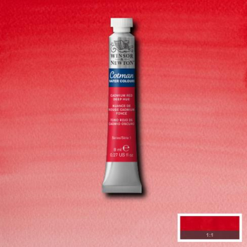 WN COTMAN CADMIUM RED DEEP HUE WATERCOLOUR 8ml 8840084