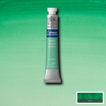 WN COTMAN EMERALD WATERCOLOUR 8ml 8840092
