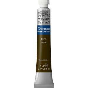 WN COTMAN SEPIA WATERCOLOUR 8ml 8840113