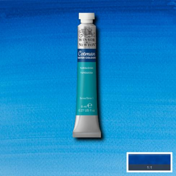 WN COTMAN TURQUOISE WATERCOLOUR 8ml 8840114