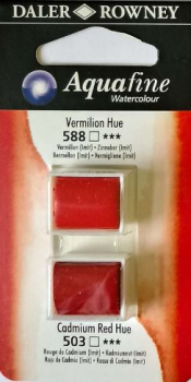 DR AQUAFINE H/P BLISTER SET 4 VERM HUE/CAD RED HUE 131017004