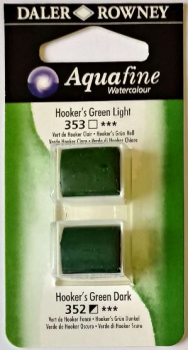 DR AQUAFINE H/P BLISTER SET 15 HOOKERS GREEN LT/DK  131017015
