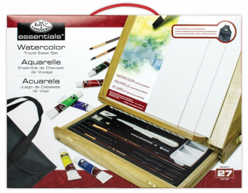 R&L WATERCOLOR TRAVEL EASEL SET REA4902