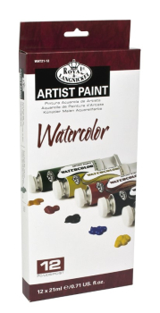 R&L 21ML WATERCOLOR PAINT 12PK WAT21-12